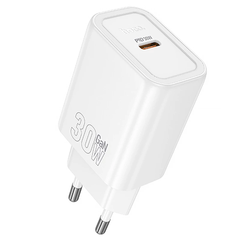 МЗП Hoco N62 Gentle PD30W (1USB-C) – White. Фото 1 з 4