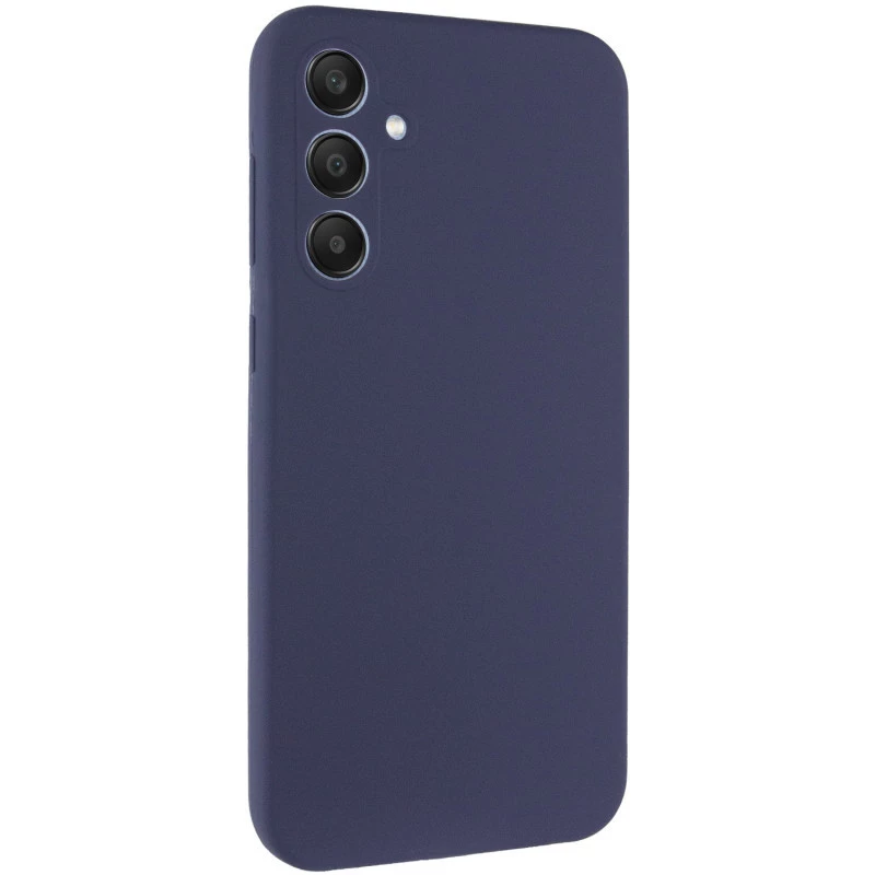 Чохол Silicone Case Lakshmi Premium з закритою камерою на Samsung Galaxy A55 – Темно-синій / Midnight blue. Фото 3 з 10