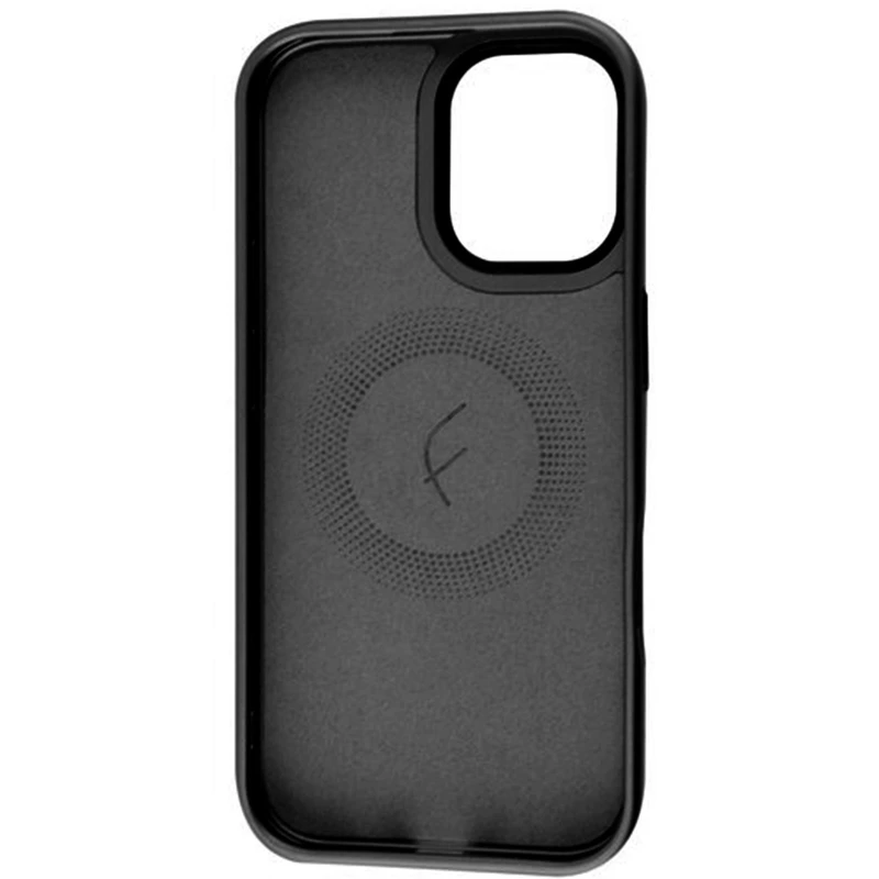 Пластикова накладка Fibra ArcLine Case with MagSafe для Apple iPhone 16 – Black. Фото 2 з 3