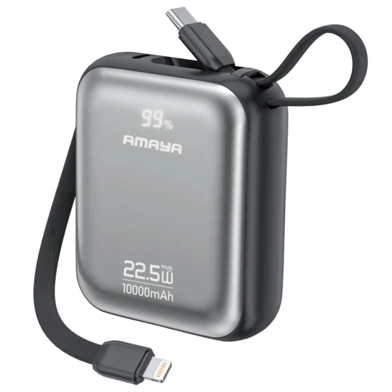 Портативное ЗУ Power Bank Amaya F139C PD22.5W with cable 10000 mAh фото 1 из 1