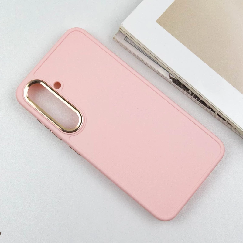 TPU чохол Bonbon з металевими кнопками на Samsung Galaxy S24 – Рожевий / Light pink. Фото 5 з 11