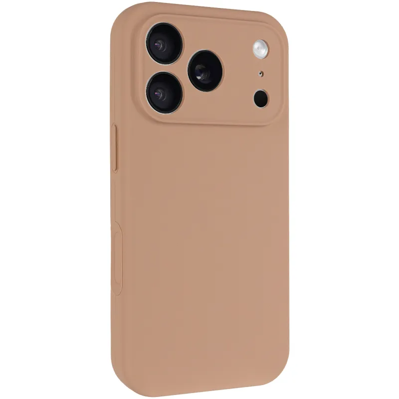 Чехол Silk Full Camera Protective (AA) NO LOGO для Apple iPhone 17 Pro Max (6.9") – Бежевый / Desert Gold. Фото 1 из 5