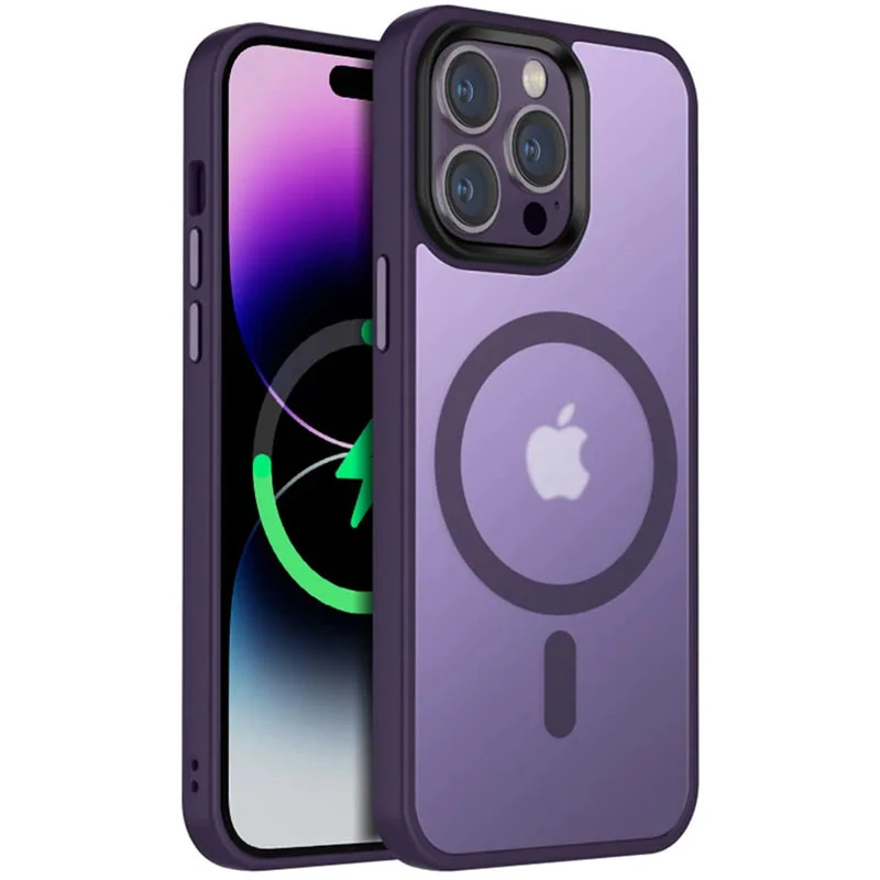 Чохол Ummi Colorful with MagSafe для Apple iPhone 14 Pro Max (6.7") – Темно-фіолетовий / Dark Purple. Фото 1 з 1