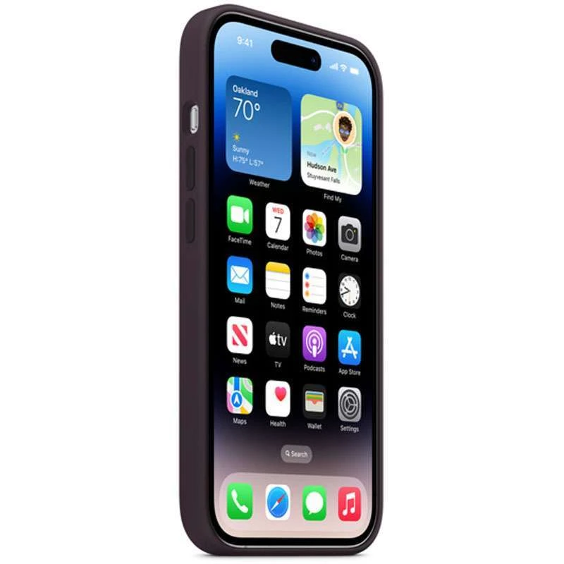 Чохол Silicone Case з закритим низом на Apple iPhone 13 Pro Max (6.7") – Фіолетовий / Elderberry. Фото 4 з 7