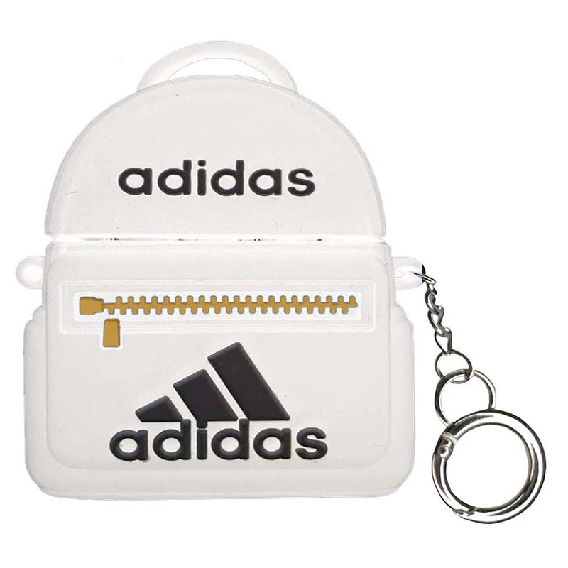 

Силиконовый футляр Brand для наушников AirPods Pro + кольцо (Adidas Bag White)