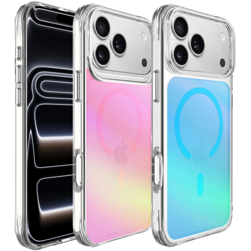 TPU+PC чохол Space Pure Rainbow Magsafe для Apple iPhone 17 Pro Max (6.9") фото 1 з 1