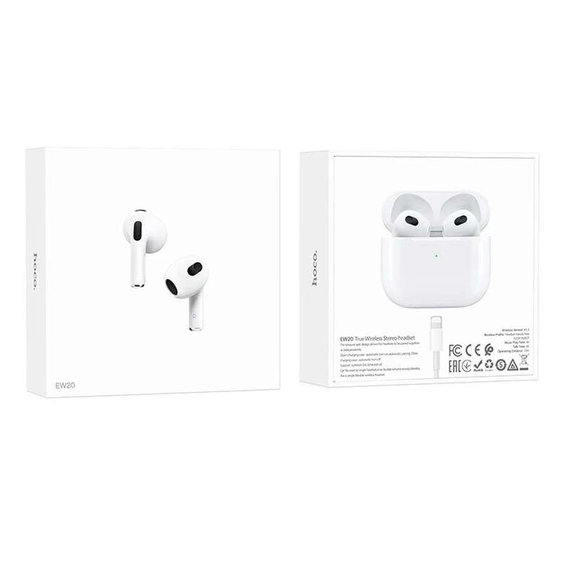 Bluetooth-наушники Hoco EW20 TWS – Белый. Фото 3 из 3