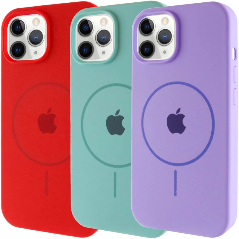 Чехол Silicone Armor Max with MagSafe для Apple iPhone 12 Pro Max (6.7") фото 2 из 4