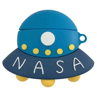 Силіконовий футляр Nasa для навушників AirPods + карабін фото 1 з 3