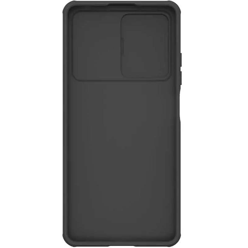 Карбована накладка Nillkin зі шторкою для камери на Xiaomi Redmi Note 12 Pro 5G – Чорний / Black. Фото 6 з 6