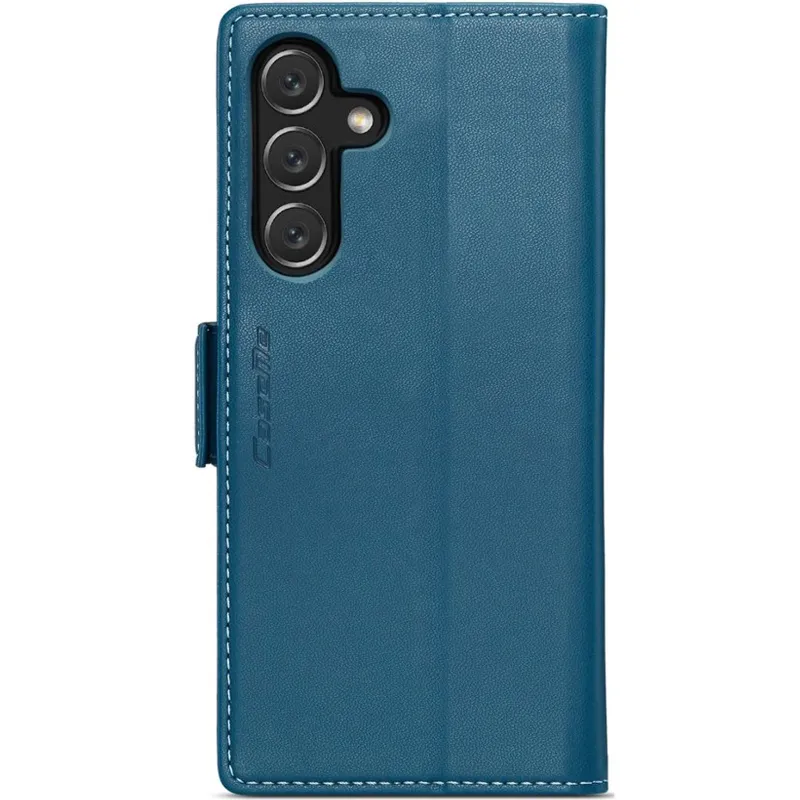 Шкіряний чохол-книжка CaseMe Nappa leather для Samsung Galaxy A57 5G – Blue. Фото 3 з 6