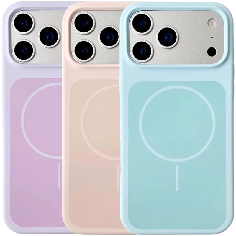 Чехол Silk Duo Color (AA) NO LOGO with Magnetic Fit для Apple iPhone 17 Pro Max (6.9") фото 2 из 2