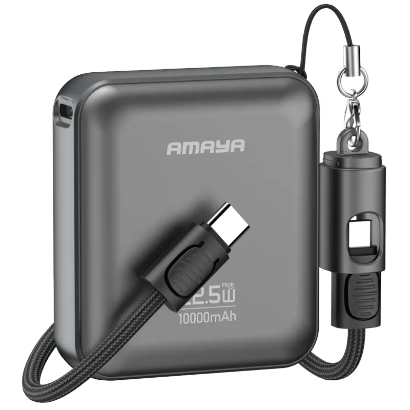 Портативное ЗУ Power Bank Amaya F137C PD22.5W with cable 10000 mAh фото 1 из 1