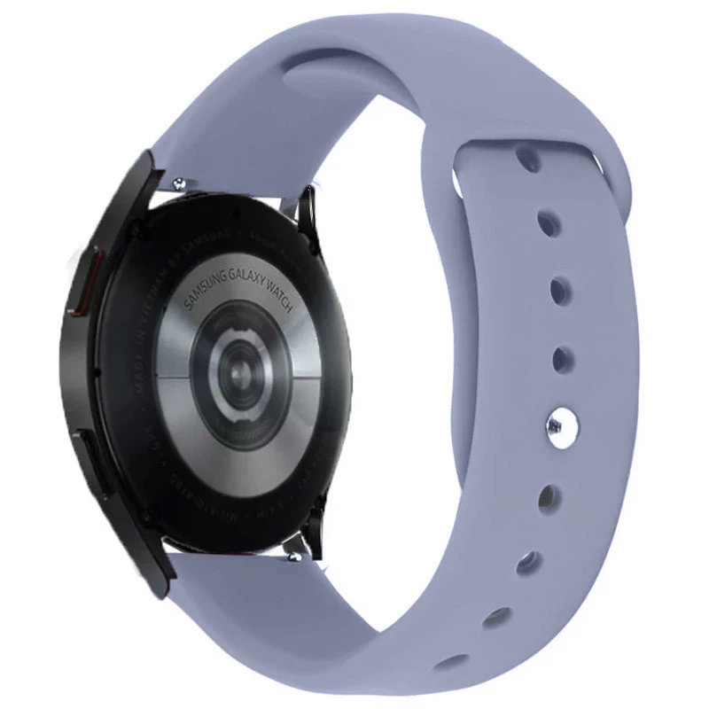 

Силіконовий ремінець Sport для Smart Watch 20mm (Сірий / Lavender Gray)