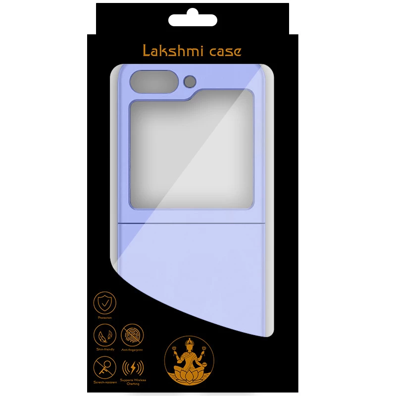 Чохол Foldables Silicone Cover Lakshmi (AAA) для Motorola Razr 50 – Бузковий / Dasheen. Фото 9 з 11