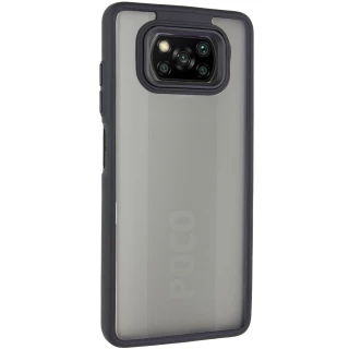 Чохол TPU+PC Lyon Frosted на Xiaomi Poco X3 NFC / Poco X3 Pro — Black
