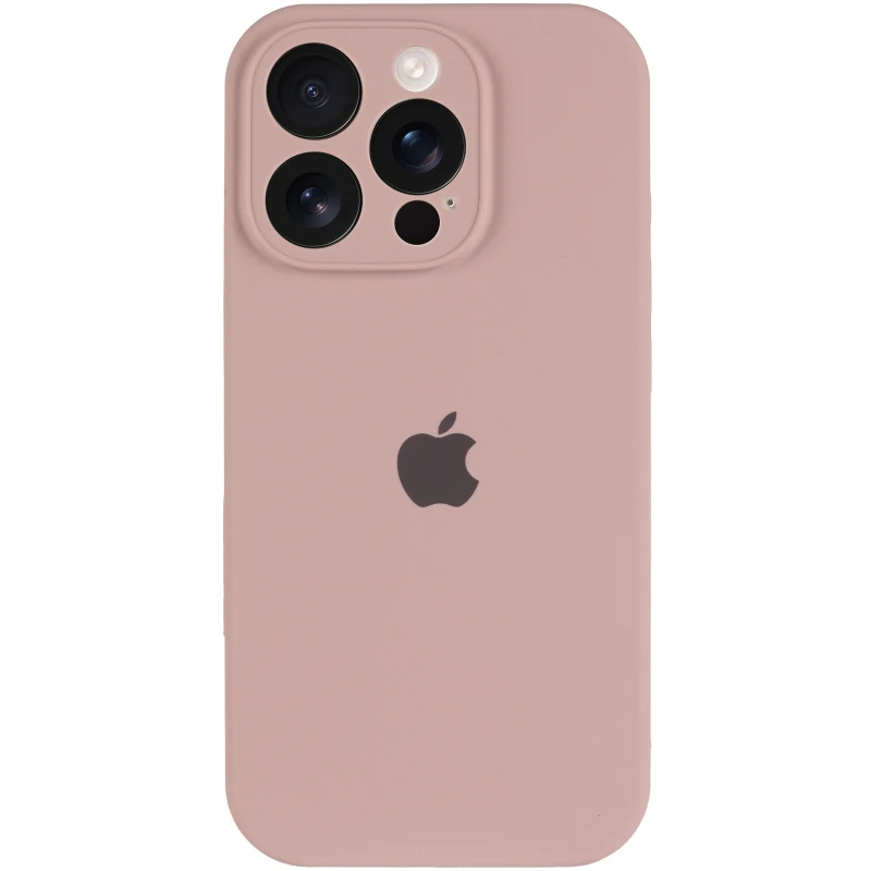 Чохол Silicone Case з захистом камери на Apple iPhone 15 Pro (6.1") – Рожевий / Pink Sand. Фото 4 з 12
