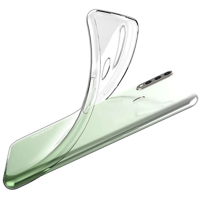 Ультратонкий силиконовый чехол 1 мм для Oppo A31 – Бесцветный (прозрачный). Фото 7 из 7