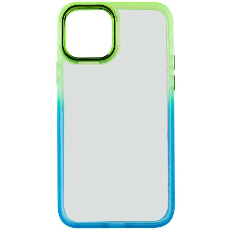 Силіконовий чохол фреш на Apple iPhone 11 Pro Max (6.5") – Бірюзовий / Лимонный. Фото 3 з 5