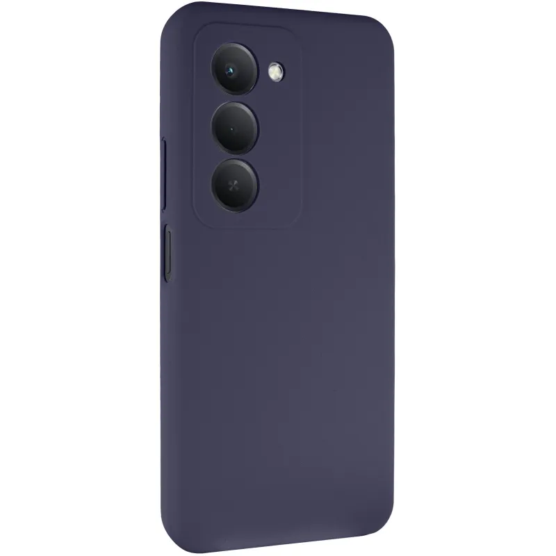 Чехол Silicone Case Lakshmi Premium з закритою камерою на Xiaomi Redmi 15 (EU) – Темно-синий / Midnight blue. Фото 2 из 8