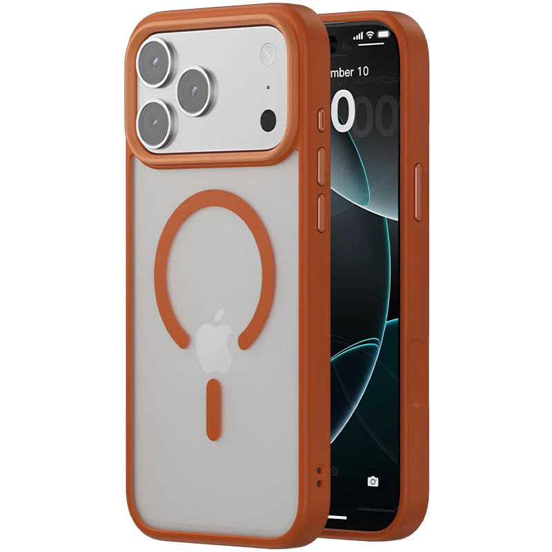 Чехол Ummi Colorful with MagSafe для Apple iPhone 18 Pro – Оранжевый / Orange. Фото 2 из 4