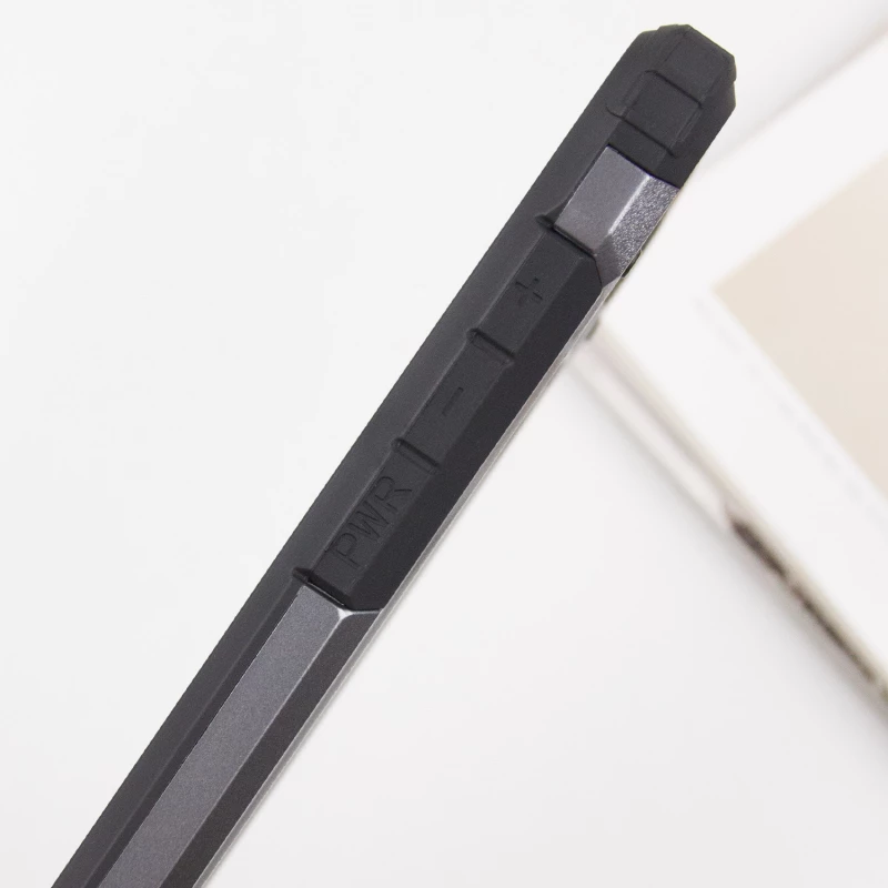 Противоударный чехол с усиленными углами Immortal для Xiaomi Poco C75 – Металл / Gun Metal. Фото 3 из 4