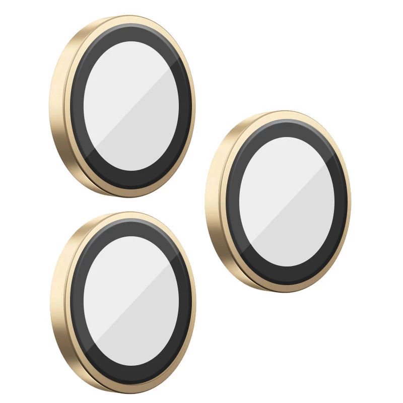 Защитное стекло BlueO Metal на Apple iPhone 16 Pro Max – Золотой / Gold Titanium. Фото 1 из 4