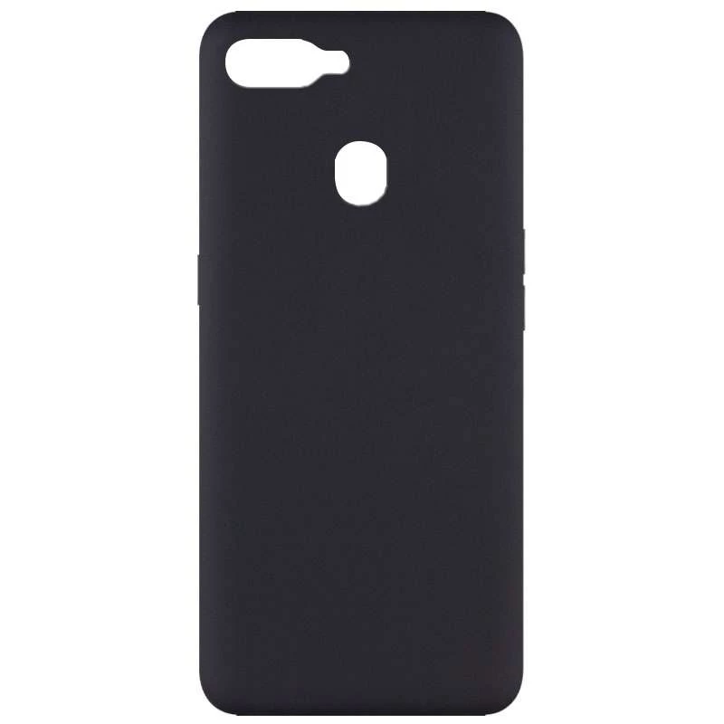 

Чохол Silicone Case без лого на Oppo A5s (Чорний / Black)