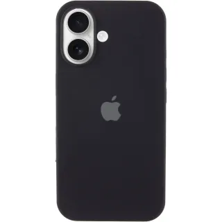 Чохол Silk Full Protective (AA) для Apple iPhone 16 — Чорний / Black