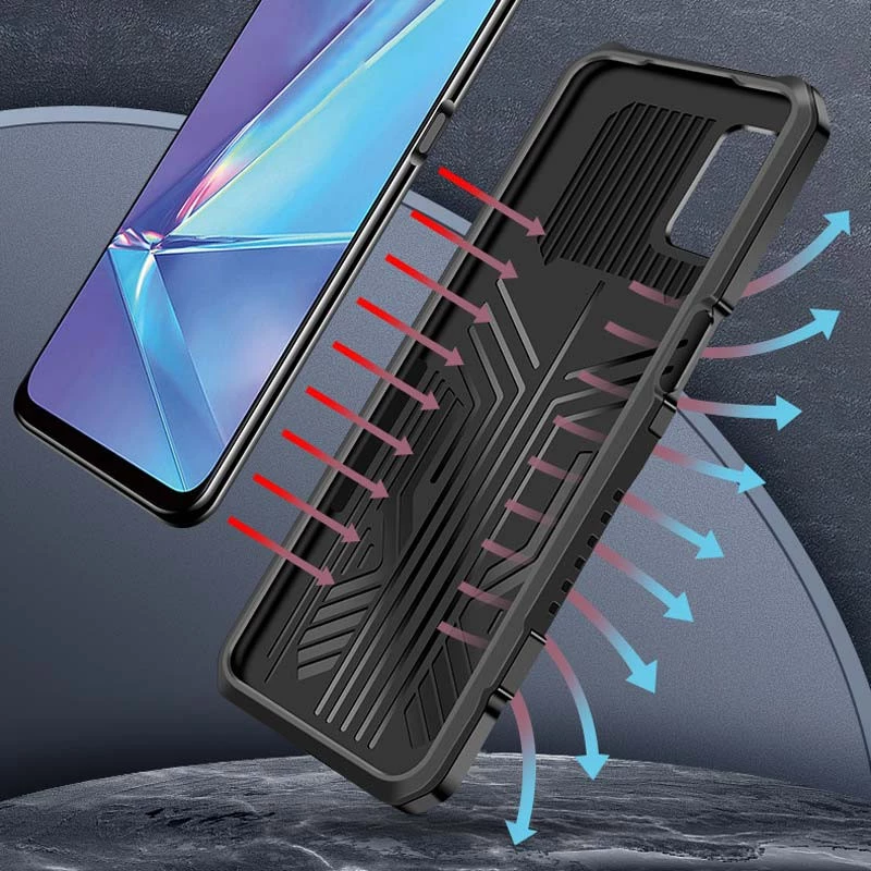 Противоударный чехол Defender Clip для Xiaomi Poco C65 – Gray. Фото 3 из 3