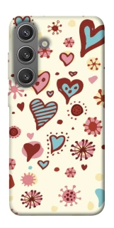 Чохол на Samsung Galaxy S24+ Pretty hearts фото 1 з 1