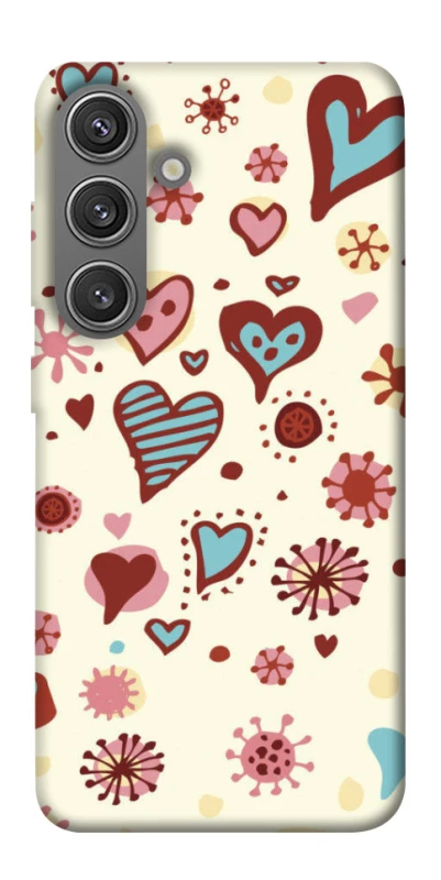Чохол на Samsung Galaxy S24 Pretty hearts фото 1 з 1
