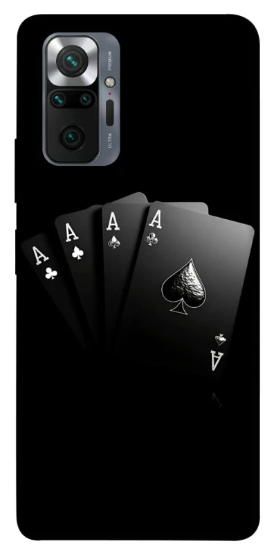 Чохол на Xiaomi Redmi Note 10 Pro Black Cards фото 1 з 1