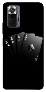 Чохол на Xiaomi Redmi Note 10 Pro Black Cards фото 1 з 1