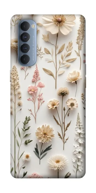 Чехол на Oppo Reno 4 Pro Floral design ver.1 фото 1 из 1