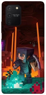 Чехол на Samsung Galaxy S10 Lite Minecraft game adventure фото 1 из 1