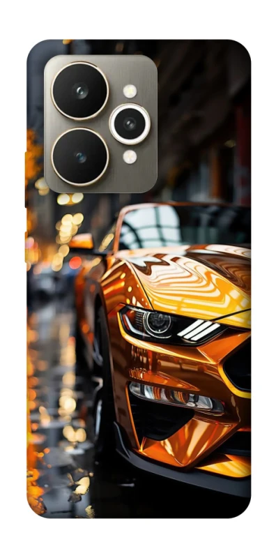 Чохол на Realme 15 Golden sports car фото 1 з 1