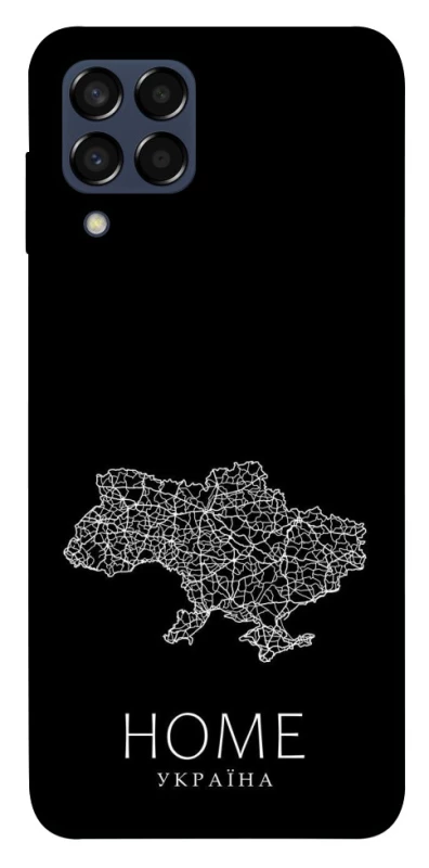 Чохол на Samsung Galaxy M33 5G Ukraine black map фото 1 з 1