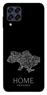 Чохол на Samsung Galaxy M33 5G Ukraine black map фото 1 з 1