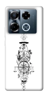Чехол на Infinix Note 40 Pro 4G Tattoo ver.7 фото 1 из 1