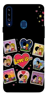 Чехол на Samsung Galaxy A20s Love is ver.2 фото 1 из 1