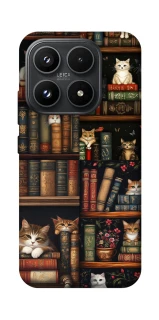 Чохол на Xiaomi 17 Cats & Books фото 1 з 1