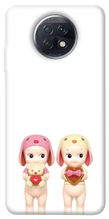Чехол на Xiaomi Redmi Note 9 5G / Note 9T Puppy Love Duo фото 1 из 1