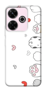 Чохол на Xiaomi Poco M6 4G Paws фото 1 з 1