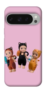 Чохол на Google Pixel 10 Pro XL Cat Cafe Trio фото 1 з 1