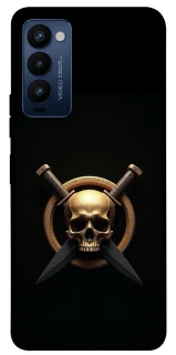 Чохол на TECNO Camon 18 Golden Skull фото 1 з 1