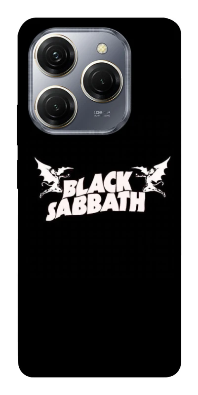 Чохол на TECNO Spark 20 Pro Black Sabbath logo ver.2 фото 1 з 1