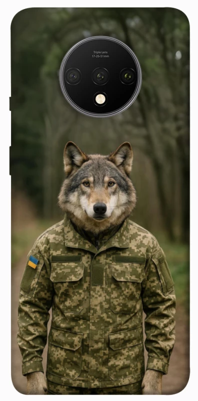 Чохол на OnePlus 7T Вовк захисник фото 1 з 1