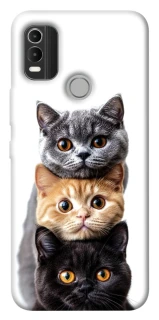Чохол на Nokia C21 Plus Гарні котики фото 1 з 1