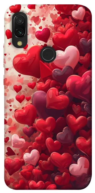 Чохол на Xiaomi Redmi 7 Many hearts фото 1 з 1